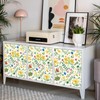 Simon&Siff Yellow Floral Peel and Stick Wallpaper, 17.3'' x 120"