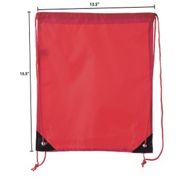 Mato & Hash Drawstring Bulk Bags Cinch Sacks Backpack Pull String Bags | 15 Colors | 1PK-100PK Available