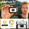 RFUNGUANGO Case for AirPods Pro 2: 4 N52 Magnets for