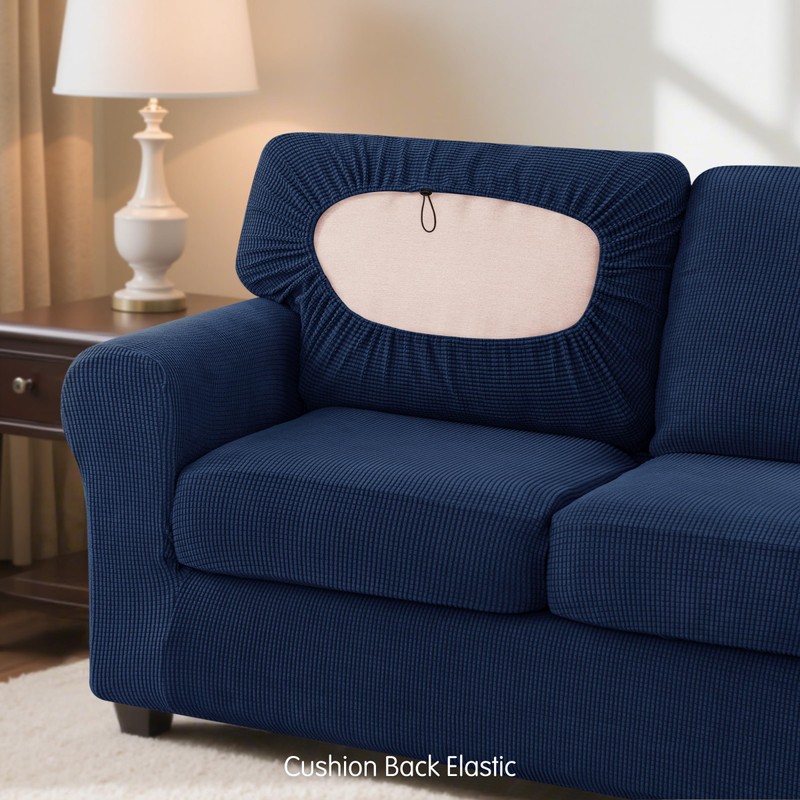 SUBRTEX 7 Pieces Stretch Sofa Slipcover Sets Couch Cover Sets