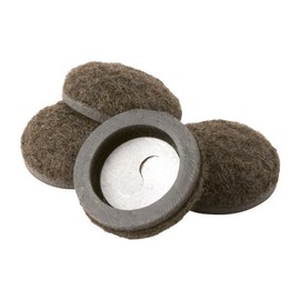 Waxman Consumer Group 4338495N 1" Self-Stick Felt Round Furniture Sliders 4 Count