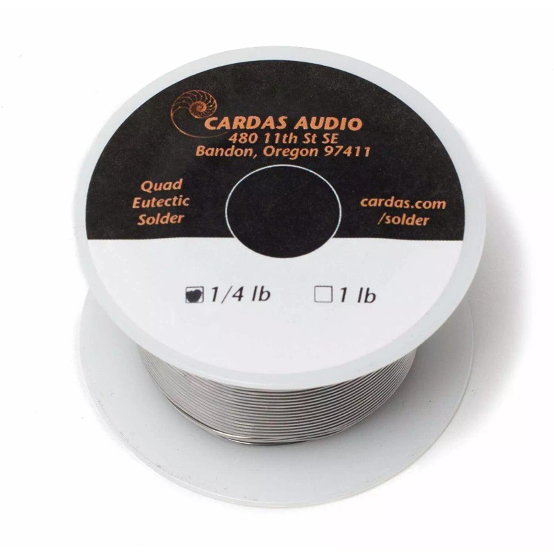 Cardas Audio Quad Eutectic Silver Solder Rosin Flux Core .032