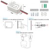 Interruptor de luz inalámbrico con transmisor RF de seguridad y