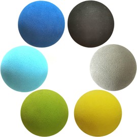 JZMYXA Cat EVA Foam Golf Balls for Small Medium and Large Cats, Interactive Silent Ball Toy, 6 Pack