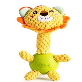 POMOSAVIDA+ PTC0025+pet toy, chew toy, squeaky toy, dog toy, interactive dog toy, flannel plush toy, emulsion toy, lion doll dog squeaky toys for aggressive chewers, chewy toys for dogs