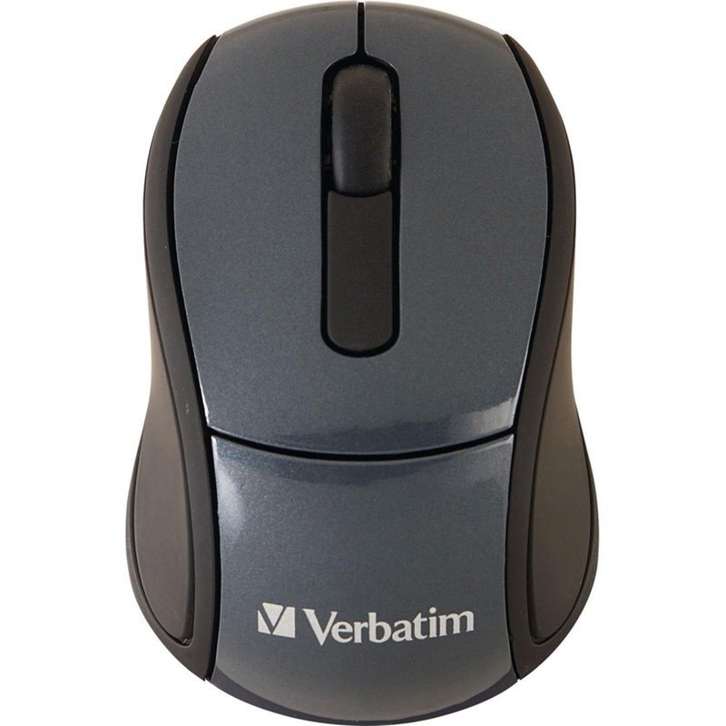 Verbatim Wireless Mini Nano Travel Mouse, Graphite 97470