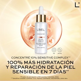 L'BEL - Concentré Suero Facial Reparación Piel Sensible 10% Sensitive Complex* 28ml