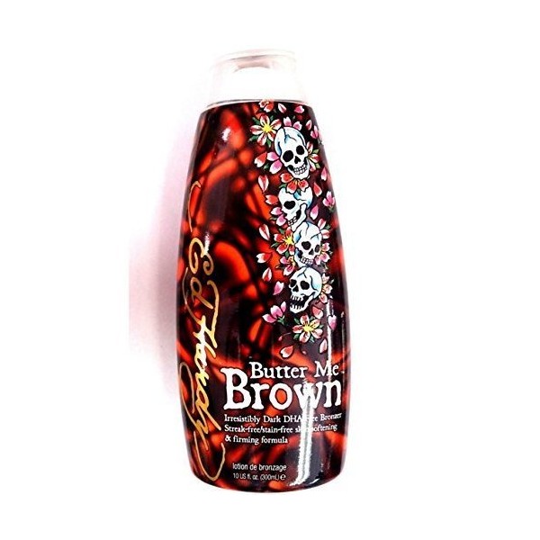Ed Hardy Butter Me Brown Indoor Tanning Bed Lotion Bronzer 10 Oz by Ed Hardy