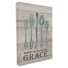Stupell Industries Thankful for Amazing Grace Canvas Wall Art, 16