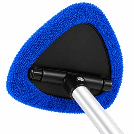 Telescopic Car Windshield Cleaner for Interior Glass – 180° Rotating Cleaning Head for Easy Window Reach and Daily Car Care