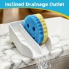 Langierspur Smiley Face Sponge Holder for Kitchen Sink, Sink Caddy