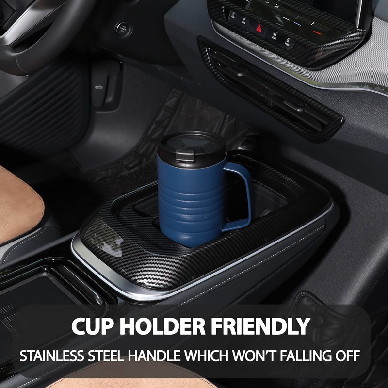 HAUSHOF - Taza de viaje de 24 onzas con asa,