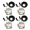 4 set Carburetor repair Kit Float Pin Diaphragm Fit for
