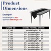 Embroider Table Runner, Luxury Jacquard Fabric Dining Table Runner with