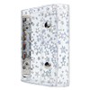 Lzcxszzm A7 Budget Binder Cover Clear PVC 6-Ring Binder Glitter