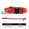 Cat/Kitten Collar with Bell & Reflective Stripes, Quick Safety Buckle