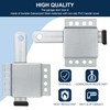 4 Pack Garage Door Side Lock with Self Tapping Screws,