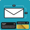 Netuno 25 Envelopes Mother of Pearl Gold DIN Long 110