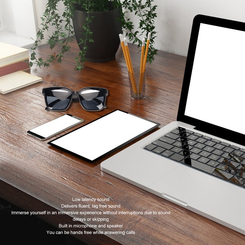 Smart Glasses Built in Microphone Speaker Hands Free Wireless Bluetooth
