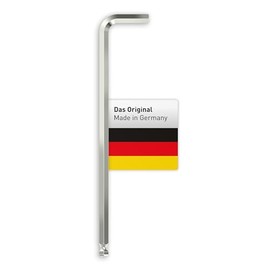 INBUS 72403 Allen Key (Extra Long) 4 mm, with Ball Head - Made in Germany