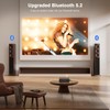AuKing Projector, Built-in Apps & Auto Focus, 2026 Upgraded Mini
