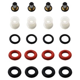 FJ488,TK488 Fuel Injector Repair Kit with O-Rings Filters Seals Caps For 2003 Honda CR-V EX Sport Utility 4-Door 2.4L 2354CC 144Cu. In. l4 GAS DOHC Naturally Aspirated