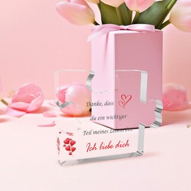 Valentine's Day Gift for Her, I Love You Gifts for Women, Girlfriend, Girlfriends, Anniversary, Love Gift, Wedding, Gifts for Valentine's Day, Anniversary, Christmas, Woman, Acrylic Glass Plate
