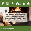 GreenSpark Natural All Weather Fire Starters 70 Pcs, Smoker, BBQ,
