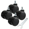 Novelia Set of 4 M8 Casters for Standing Desk, Replacement,