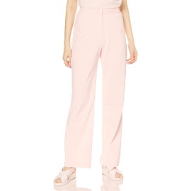 Fork 2917 Women's Straight Pants, Scrubs, Lab Coat, Medical Bottoms, Medical Nursing, Welfare, Clinic, Elastic Armpit, Pink