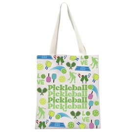 JTOUK Pickleball Gift for Women Pickleball Player Gift Pickleball Themed Gift Sport Team Gift Pickleball Tote Bag (Pickleball Tote EU)