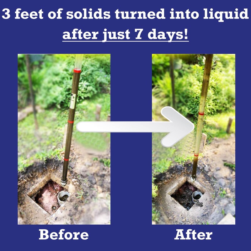 Dr. Pooper Accelerator Septic Tank Treatment - Environment-Friendly Septic System