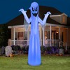 Gemmy Giant Airblown Inflatable Spooky Ghost with Flickering Light, 12