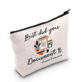 Human Resources Gift But did You Document It Cosmetic Bag Hr Director Gift (But did You Bag)