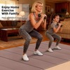 Foldable Yoga Mat 74"x47.2"x 0.4" – Large Yoga Mat