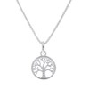 Thomas Sabo Women's Tree of Life Bead Silver Zirconia Necklace