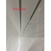 Gerster Ready-Made Curtain, White (Width 200 cm, Length 255 cm)