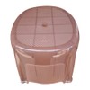 Lucent Rib Design Bath Stool Non-Slip Seat with Water Leakage