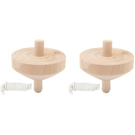 45680 Wooden Craft Top with String Set of 2