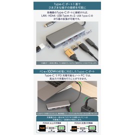 Owtec USB 10Gbps HDMI / LAN / 2 x USB Type-A / USB Type-C 5 in 1 USB Type-C Multiport Adapter Silver OWL-DSU31A2HLC-SV