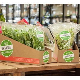 A&A Fresh Cut Herbs and Microgreens Sleeves - herb Bags - herb Garden - hydroponics Supplies - Home Garden (50, 5.75x8.5x3.75)