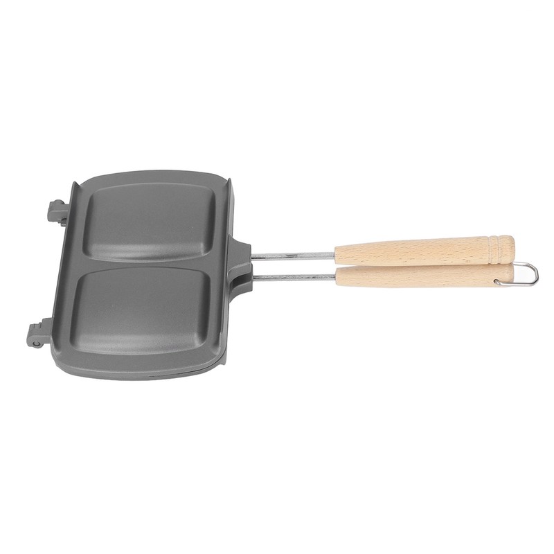 Double Sided Frying Pan Fast Heat Conduction Evenly Heated Detachable