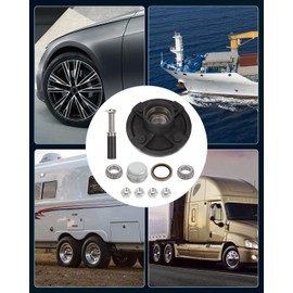 SCITOO Wheel Hub Wheel Bearing Assembly fit Boat Trailer Hub Axle Kit 4 on 4 Bolt Circle Wheel Hub Kit 2000lb Axle 4 Bolt Lug Greased Bearings L44649 1-1/16 Idler Hubs 0 Wheel Hub Bearings 1pc