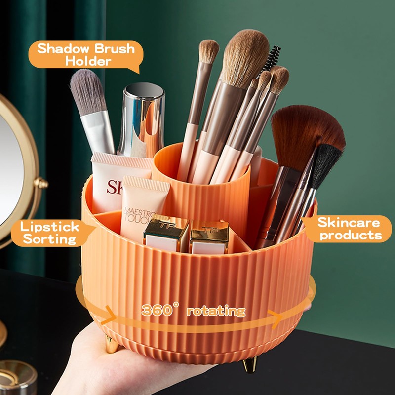 VERSAINSECT eup Brush Holder Organizer, Makeup Organizer Countertop, Makeup organization