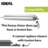 Ideal Security Pneumatic Closer for Heavy Storm Door, Aluminum (1.5