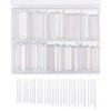 Nivofu 200Pcs Puntas de Uñas Postizas Curvadas en C Largas,
