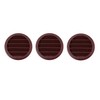 2" Round Plastic Louver Soffit Air Vent Reptile Screen Grille