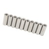 20Pcs M6 Female Thread Coupling Nut Practical Rustproof Stainless Steel