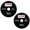 Saxton 85mm HSS Circular Saw Blade Pack A Worx Worxsaw