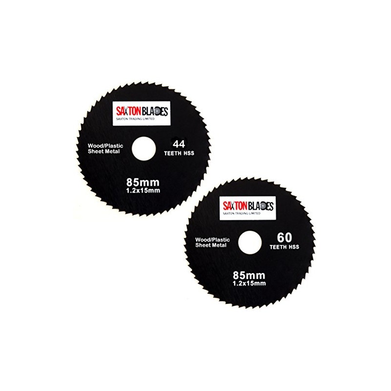 Saxton 85mm HSS Circular Saw Blade Pack A Worx Worxsaw